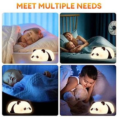 Sleepy Panda Silicone Night Light