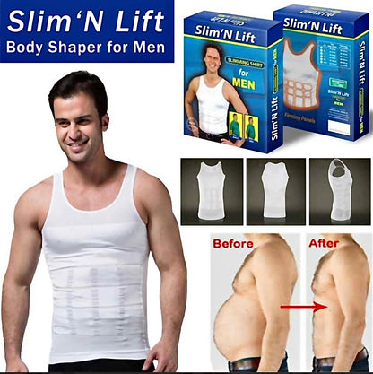 SlimFit Men's Body Shaper Vest