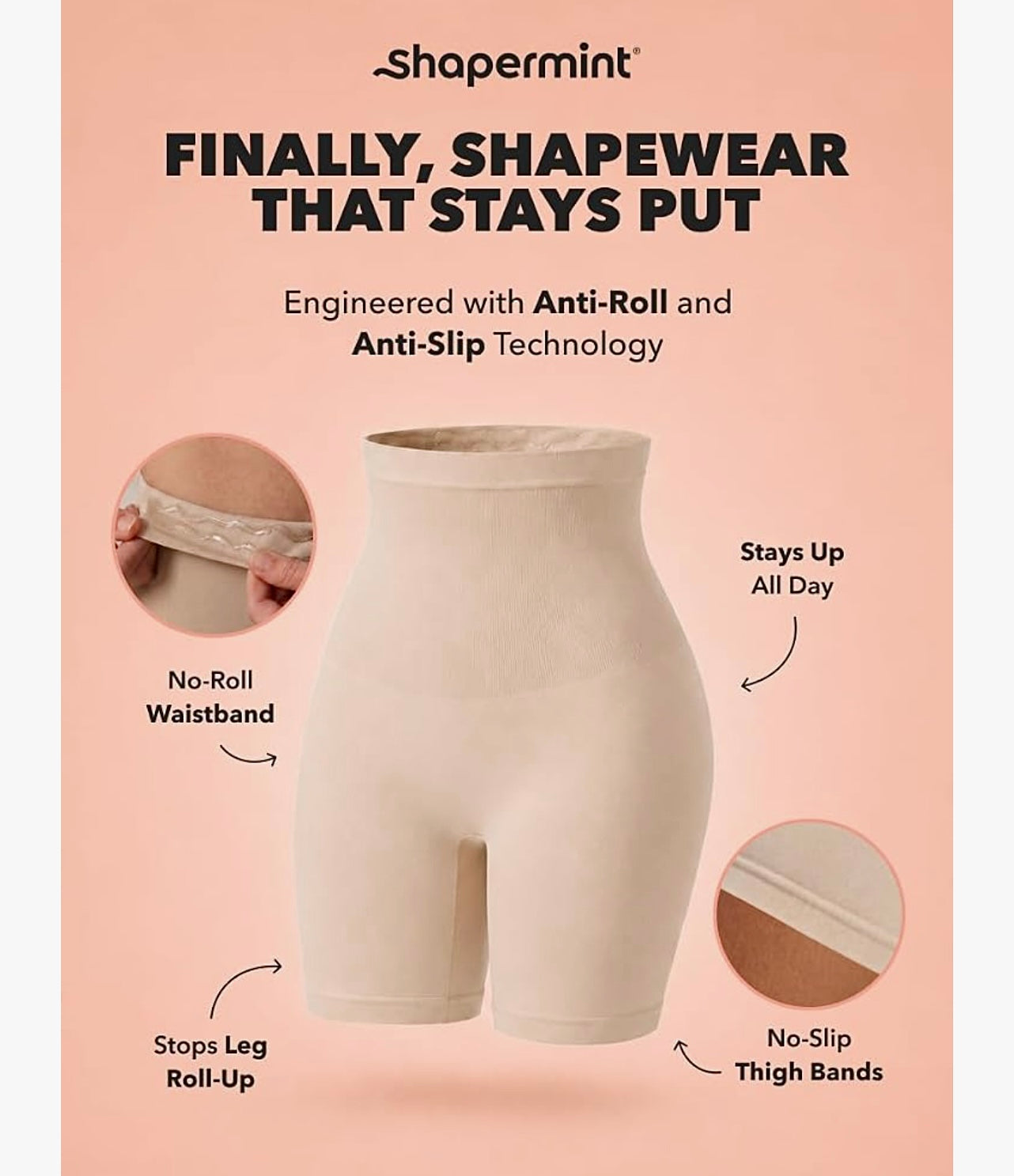 Seamless Body Shaper Shorts