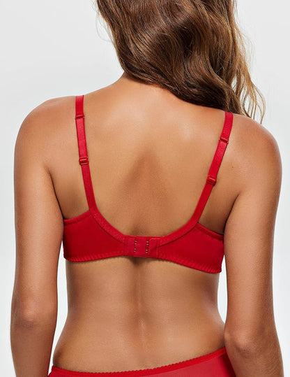 Women's Full Coverage Lace Underwire Bra