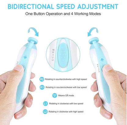Baby Electric Nail Trimmer (6-in-1)