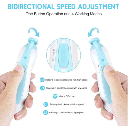 Baby Electric Nail Trimmer (6-in-1)
