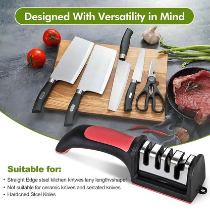 4-in-1 Adjustable Kitchen Knife Sharpener