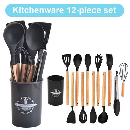 Premium Silicone Kitchen Utensil Set