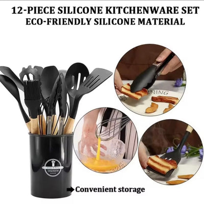 Premium Silicone Kitchen Utensil Set