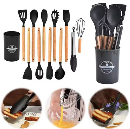 Premium Silicone Kitchen Utensil Set