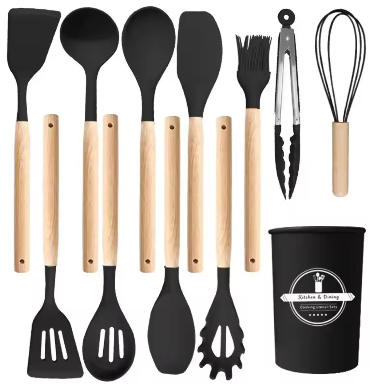 Premium Silicone Kitchen Utensil Set