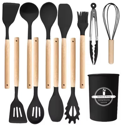 Premium Silicone Kitchen Utensil Set