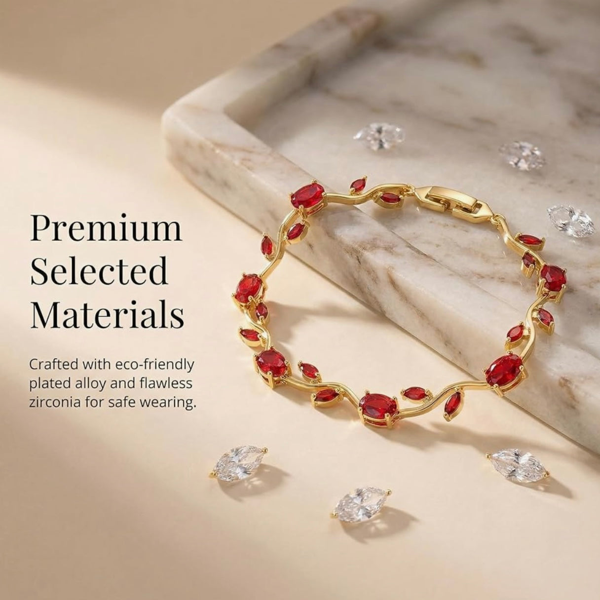 Elegant Rapunzel Tulip Bracelet