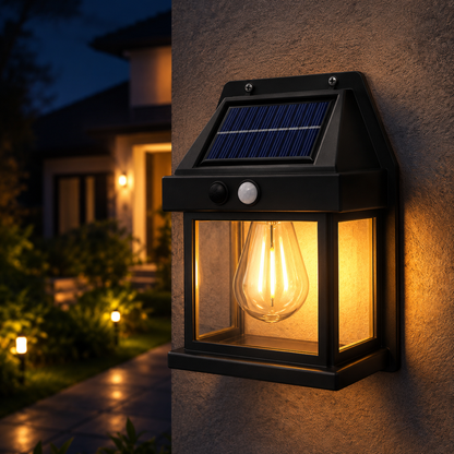 Solar Motion Sensor Wall Lamp