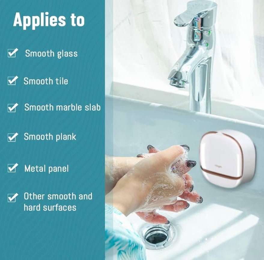 Luxury Wall-Mounted Soap Holder with Protective Cover