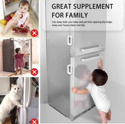 Multi-Purpose Refrigerator & Cabinet Safety Lock